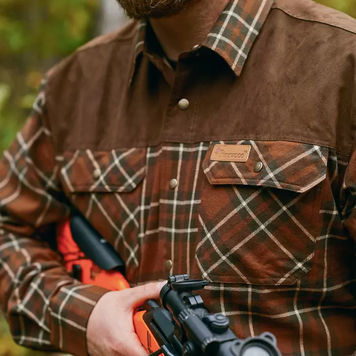 Pinewood Douglas foret skovmandsskjorte, Nougat/Beige, large image number 4