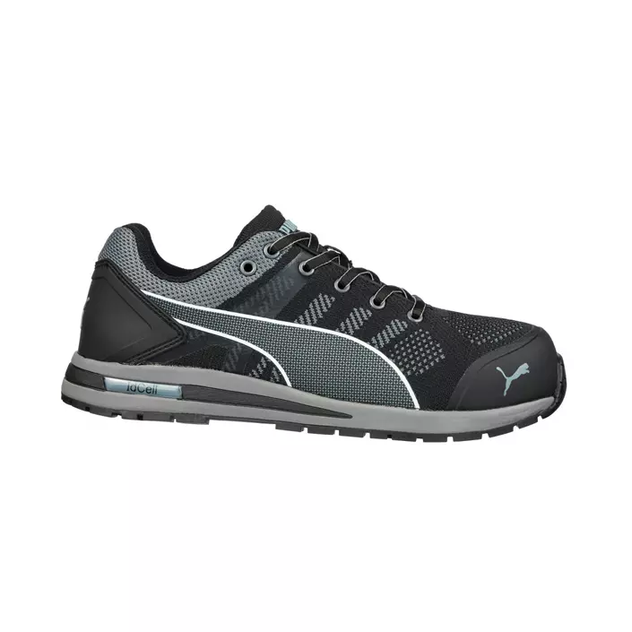 Puma Elevate Knit Low safety shoes S1P, Black/Grey, large image number 0