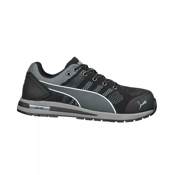 Puma Elevate Knit Low safety shoes S1P, Black/Grey, large image number 0
