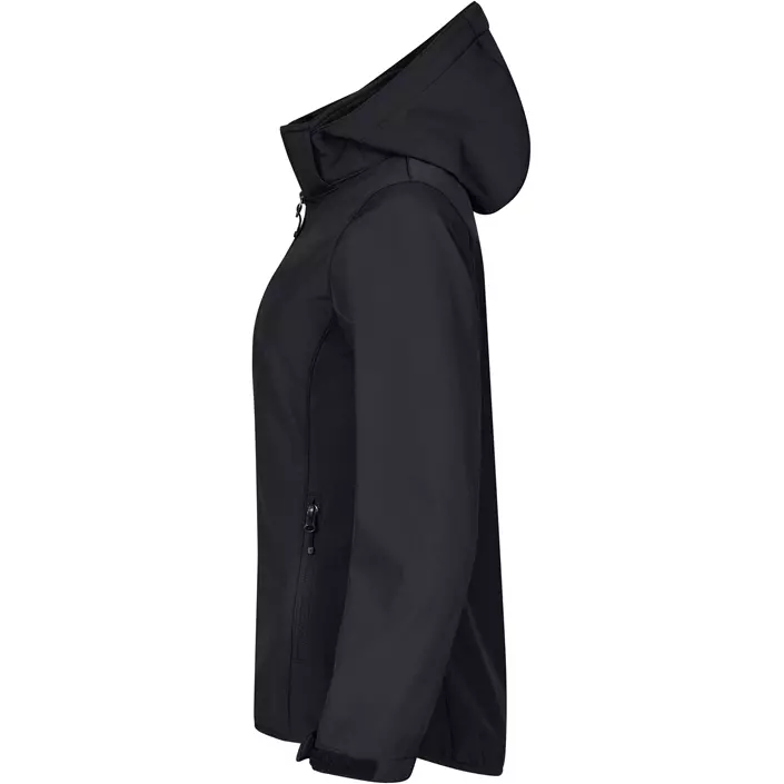 Clique Classic women's softshell jacket, Black, large image number 3