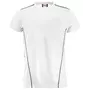 Clique Ice Sport-T  T-Shirt, Weiss/marine