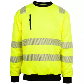 YOU Skoghall  sweatshirt, Hi-Vis Yellow