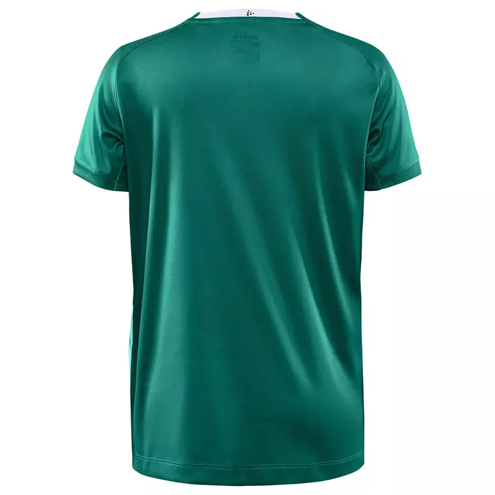 Craft Progress 2.0 Stripe Jersey T-Shirt für Kinder, Weiß/Team Green, large image number 2
