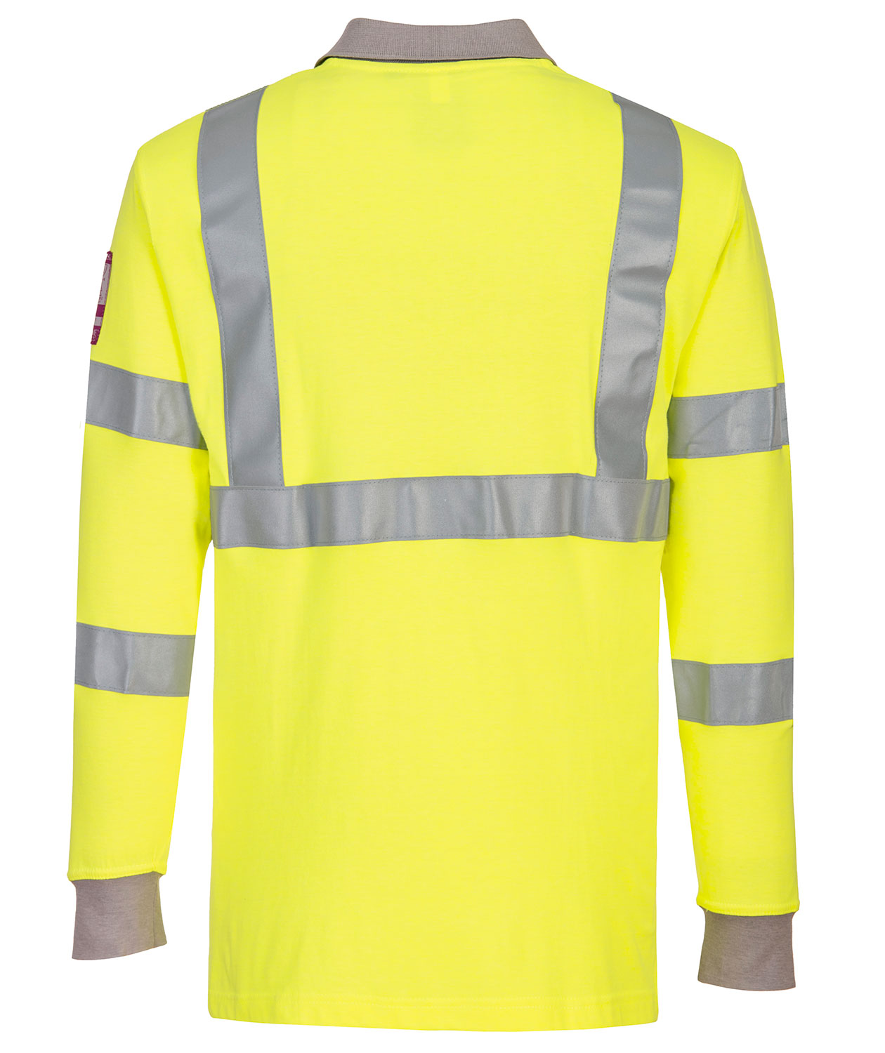 Portwest FR long-sleeved polo shirt, Hi-Vis Yellow, large image number 2
