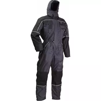 Lyngsoe thermo coverall for kids, Grey/Black