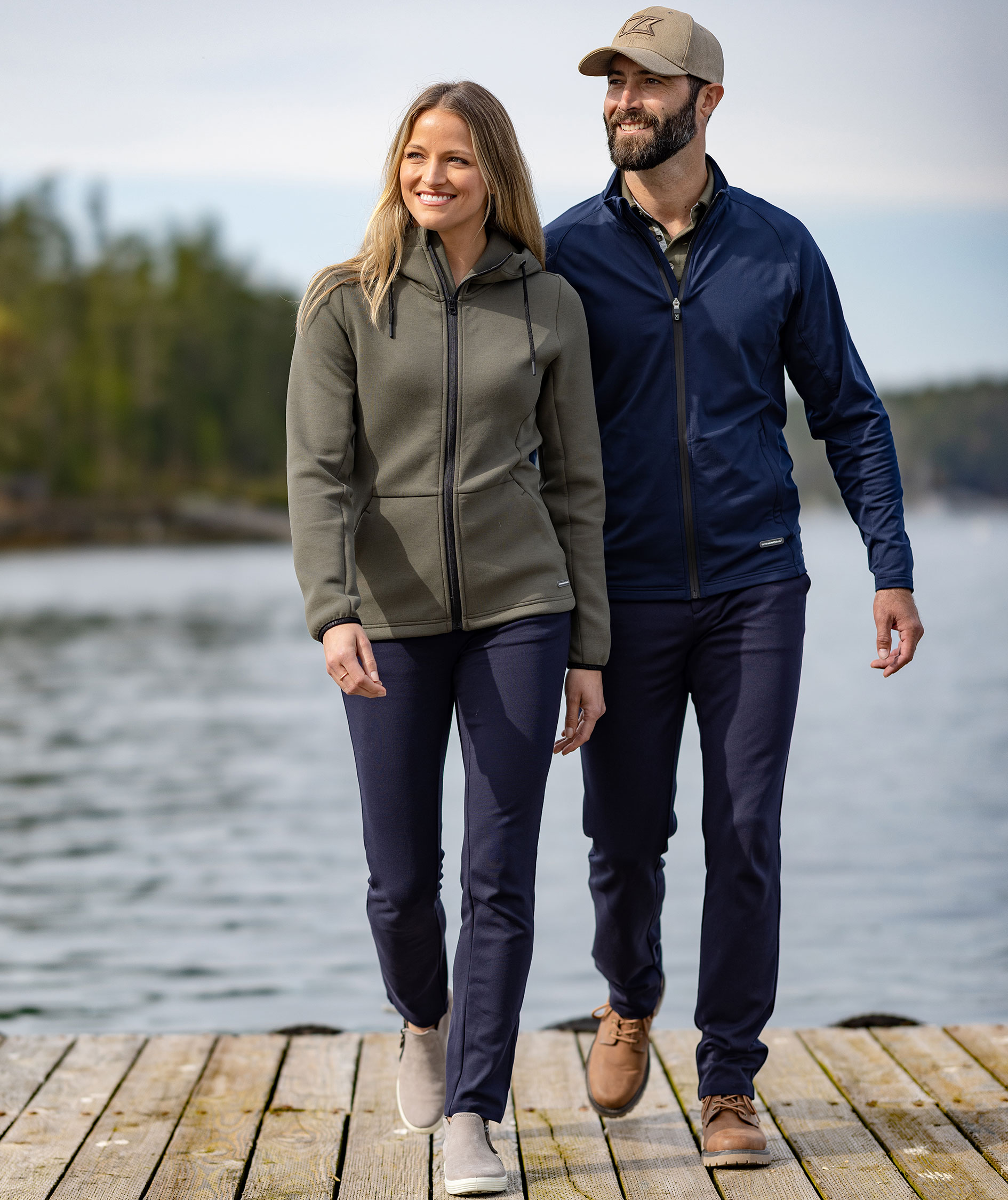 Cutter & Buck Pemberton women's Hood Zip, Ivy green, large image number 7