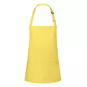 Karlowsky Basic bib apron with pockets, Sun Yellow