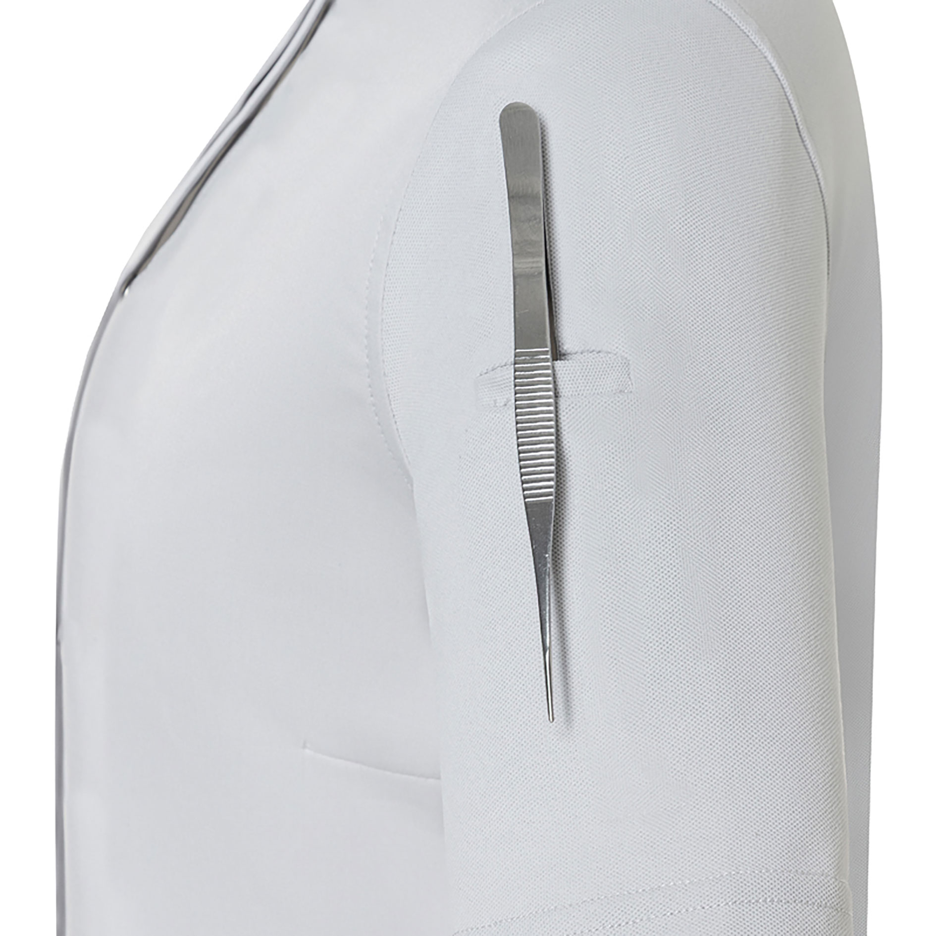 Karlowsky DIAMOND CUT&reg; Avantgarde kort&auml;rmad kockjacka dam, Silver Grey, large image number 5