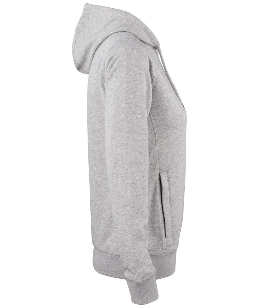 Clique Premium OC women's hoodie, Grey Melange, large image number 2