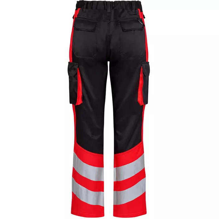 Engel Safety Light arbejdsbukser, Sort/Hi-Vis Rød, large image number 1
