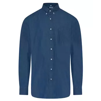 Angli Chambray Classic+ skjorta, Blå