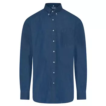 Angli Chambray Classic+ skjorta, Blå