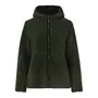 ID women's pile fleece jacket, Olive