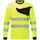 Portwest PW2 long-sleeved T-shirt, Hi-vis Yellow/Black, Hi-vis Yellow/Black, swatch