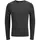Jack & Jones JJEEMIL knitted pullover, Dark Grey Melange, Dark Grey Melange, swatch