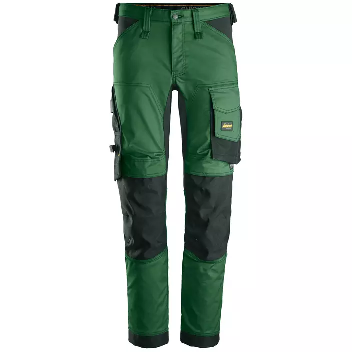 Snickers AllroundWork arbetsbyxa 6341, Skog grön/svart, large image number 0