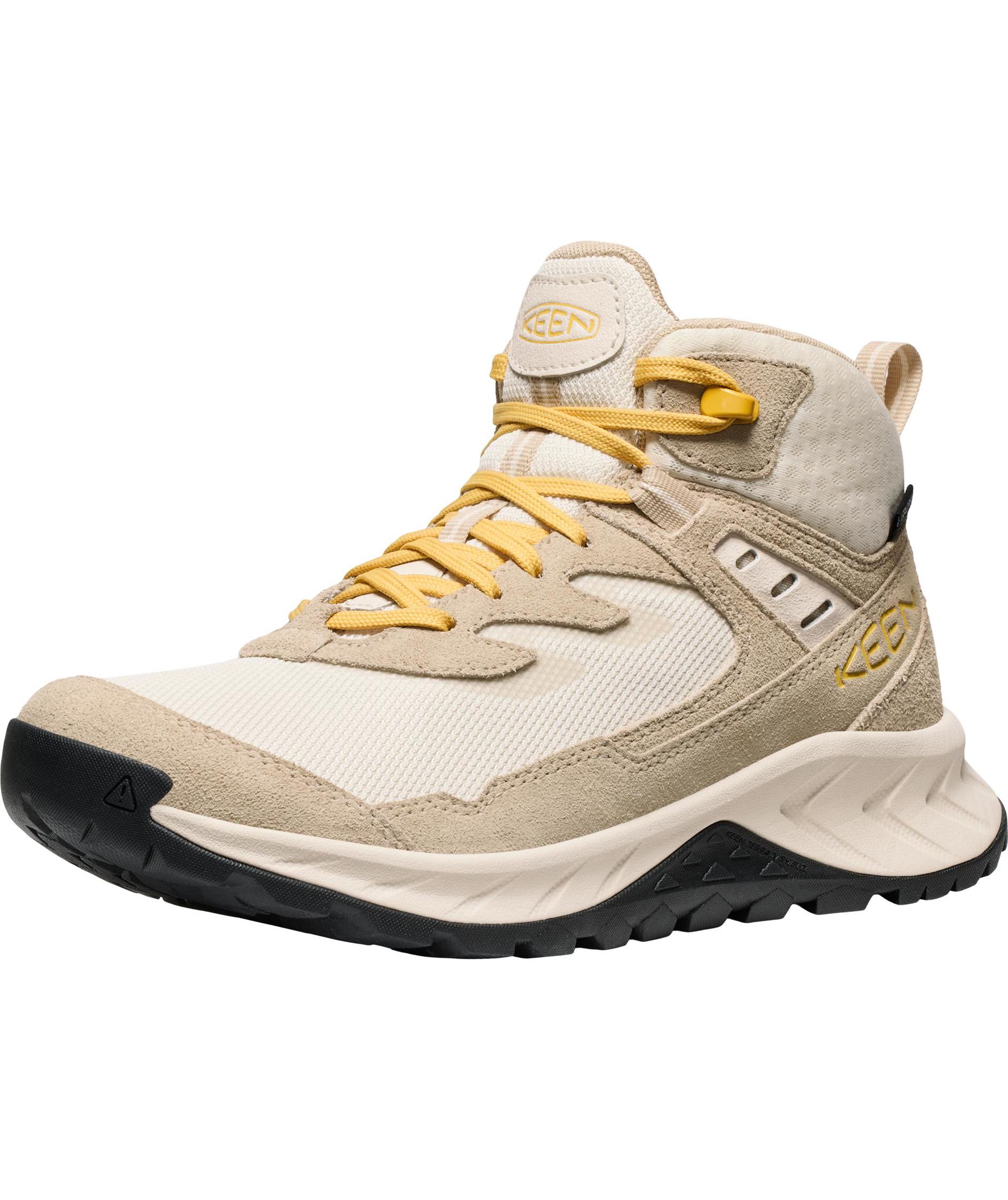 Keen Hightrail Mid WP women's hiking boots, Birch/daffodil, large image number 3