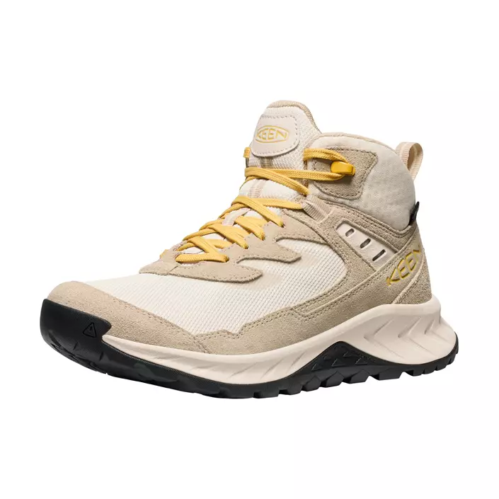 Keen Hightrail Mid WP vandrarkängor dam, Birch/daffodil, large image number 3