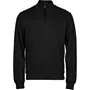 Tee Jays Half-zip sweatshirt, Black