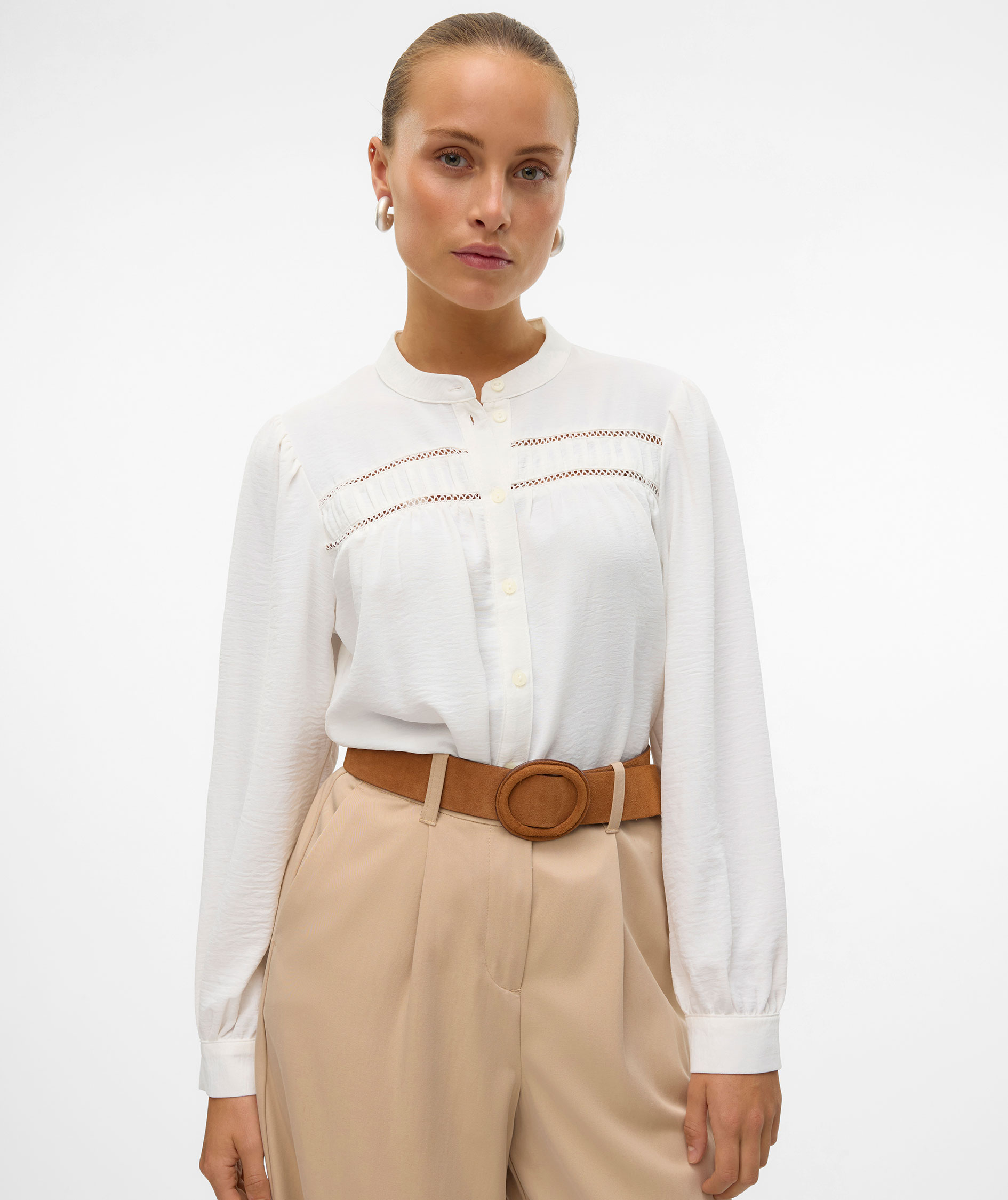 Vero Moda VMEMMA women's blouse, Snow White, large image number 1