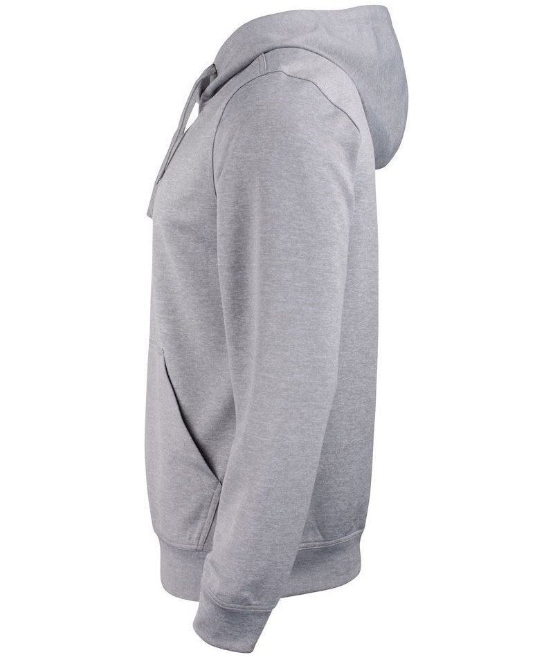 Clique Basic Active  hoodie, Grey Melange, large image number 5