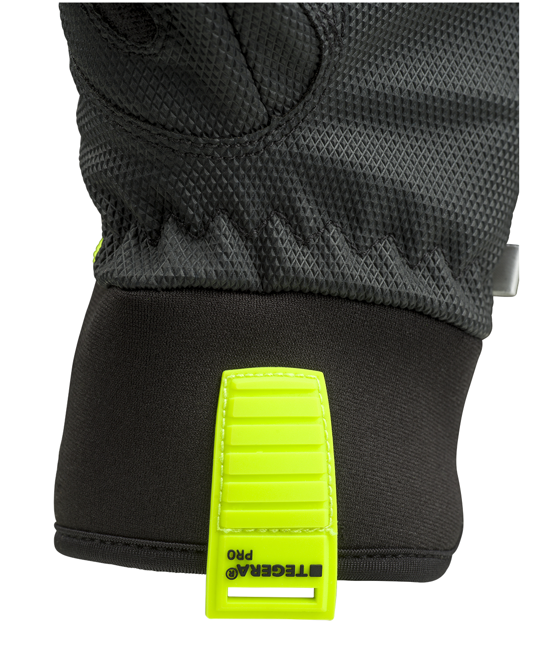 Tegera Pro 9131 winter work gloves, Black/Hi-Vis Yellow, large image number 4