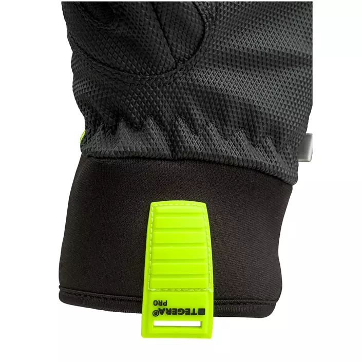 Tegera Pro 9131  vinter arbetshandskar, Svart/Varselgul, large image number 4