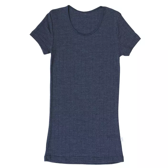 Joha Emily T-shirt dam, ull/silke, Mörkblå, large image number 0