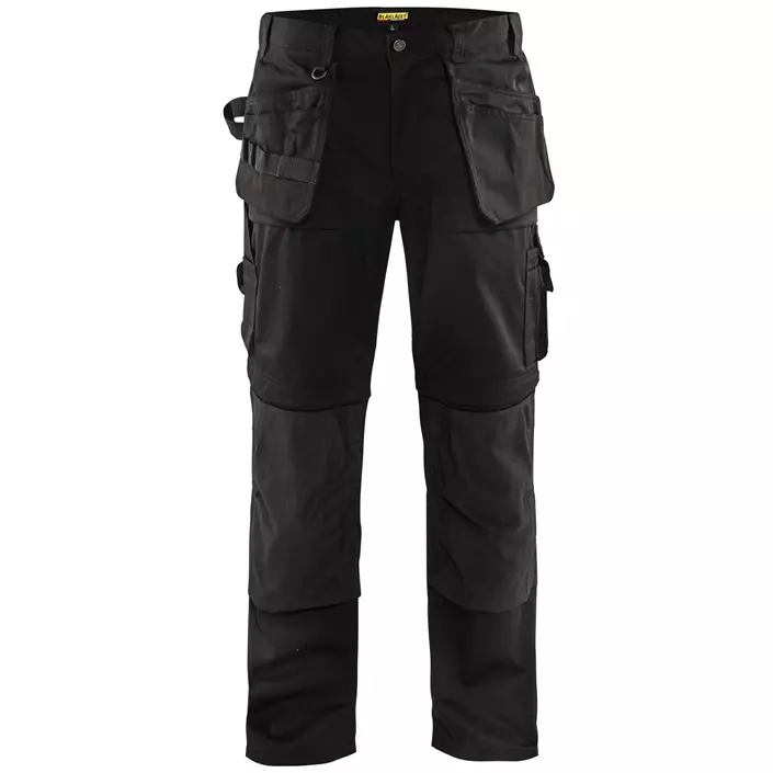 Blåkläder craftsman trousers w. zip-off, Black, large image number 0
