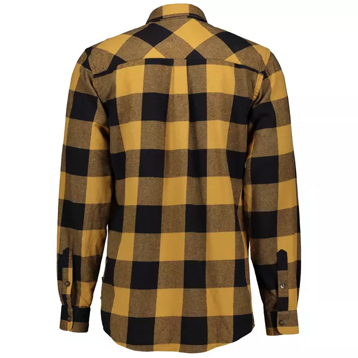 Westborn flannel shirt, Mustard/Black, large image number 3