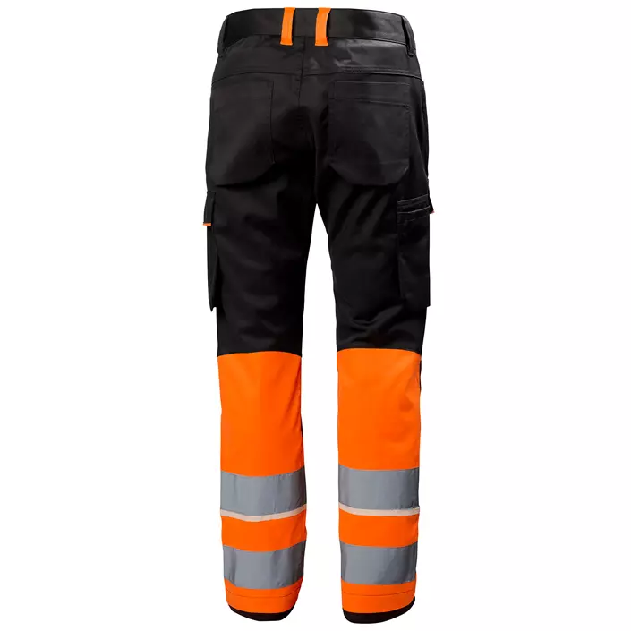 Helly Hansen UC-ME cargo bukser, Hi-vis Orange/Ebony, large image number 2