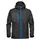 Stormtech Olympia shell jacket, Black/Azur blue, Black/Azur blue, swatch