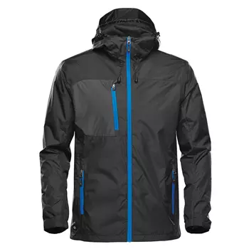 Stormtech Olympia shell jacket, Black/Azur blue