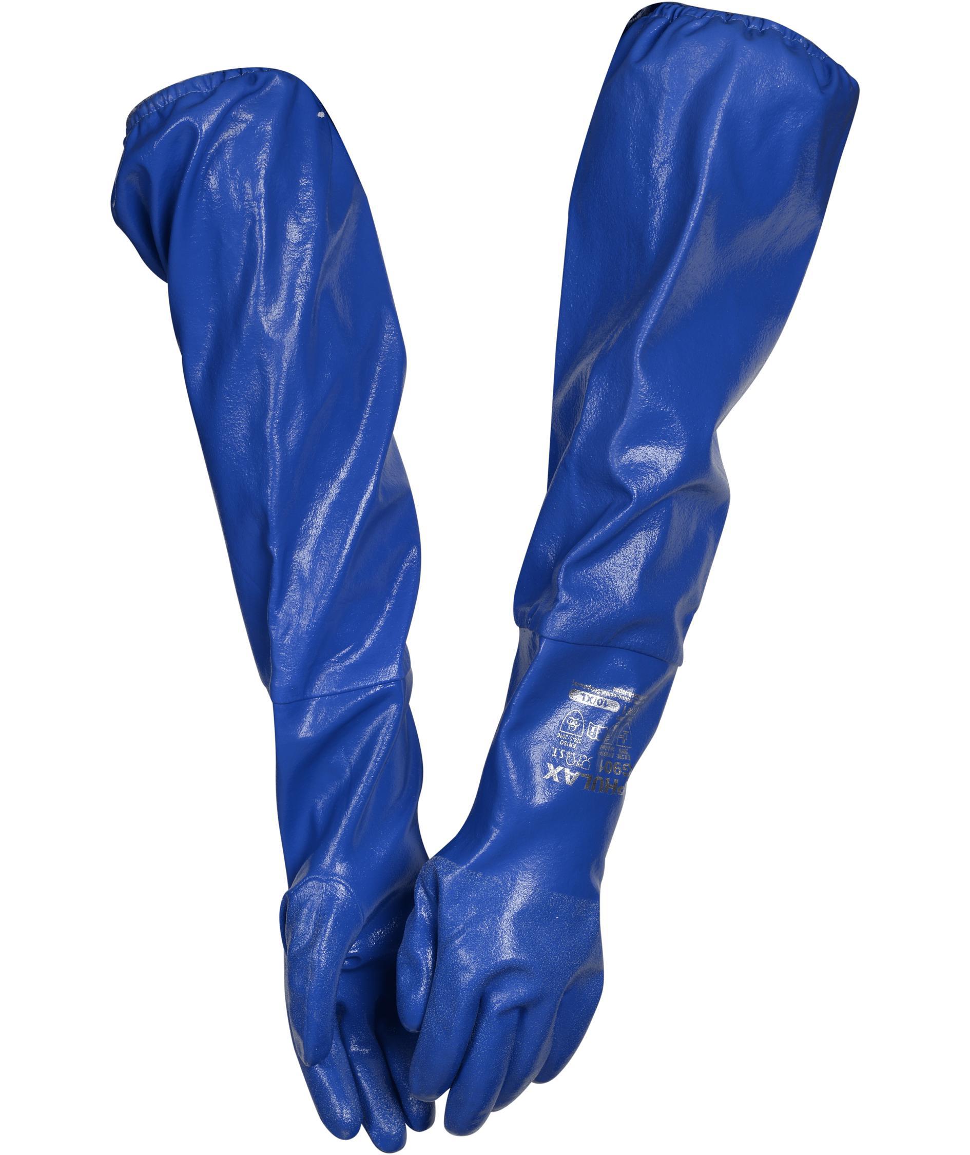 Thor 7020 Phulax nitril kemihandskar, Bl&aring;