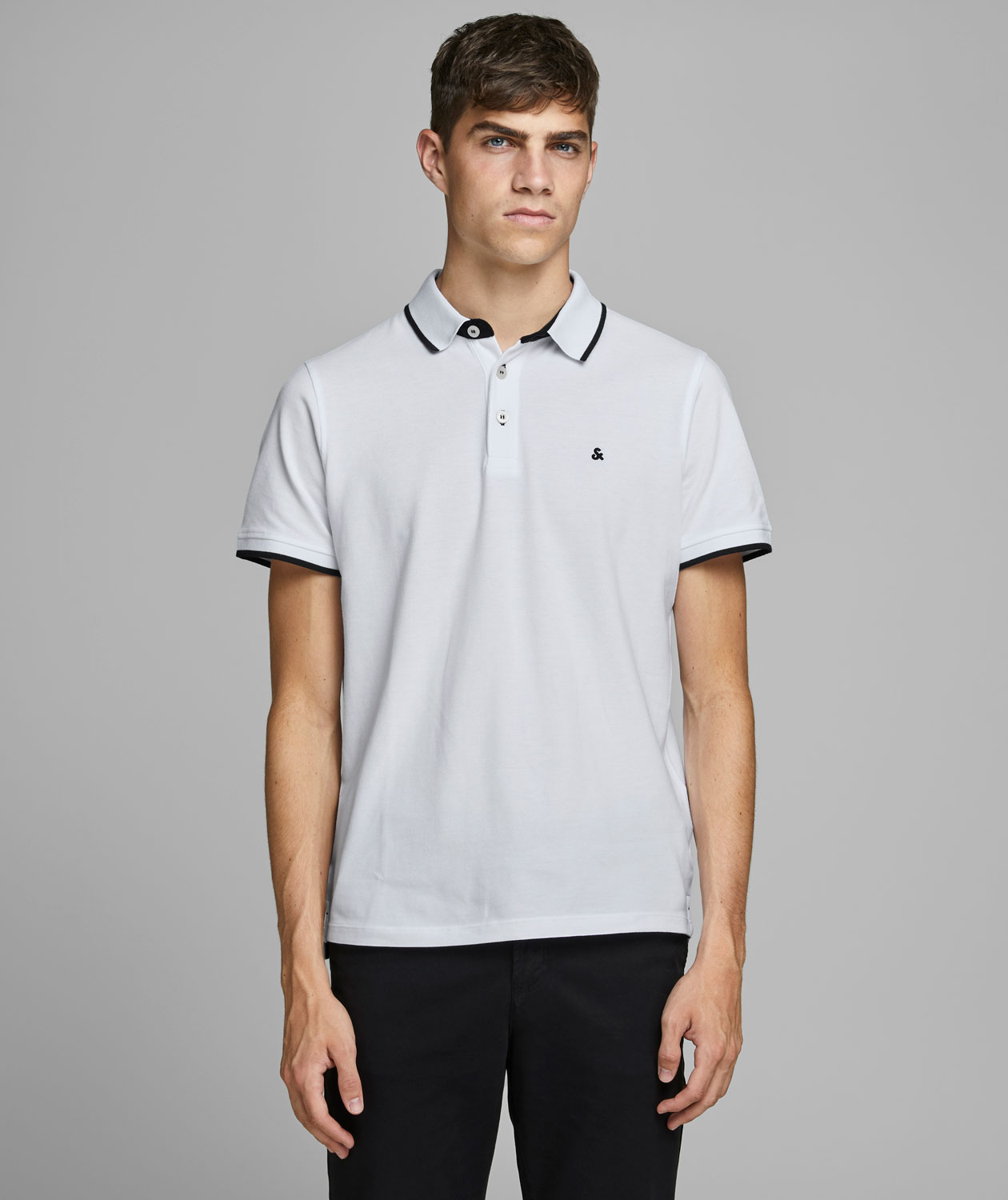 Jack & Jones JJEPAULOS polo shirt, White