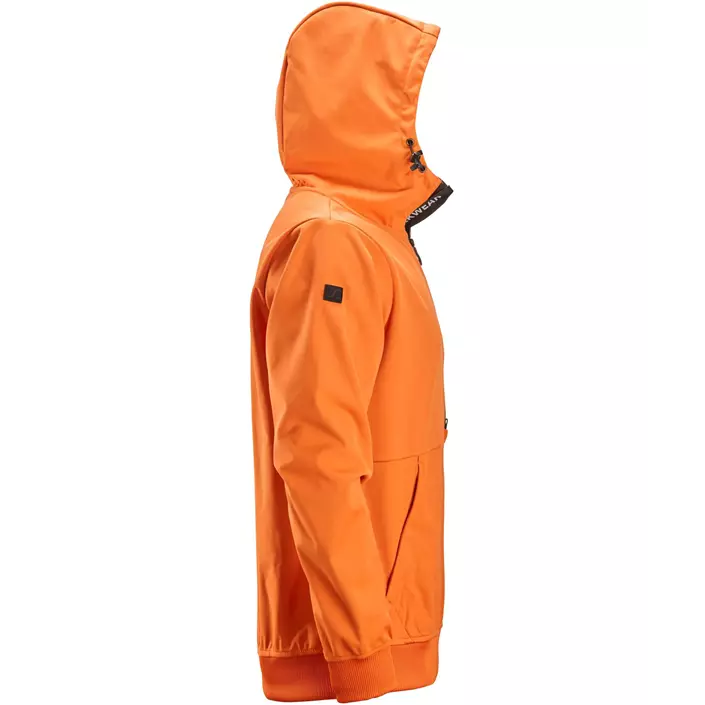 Snickers FlexiWork Windblocker softshell hoodie 8400, Warm Orange, large image number 2