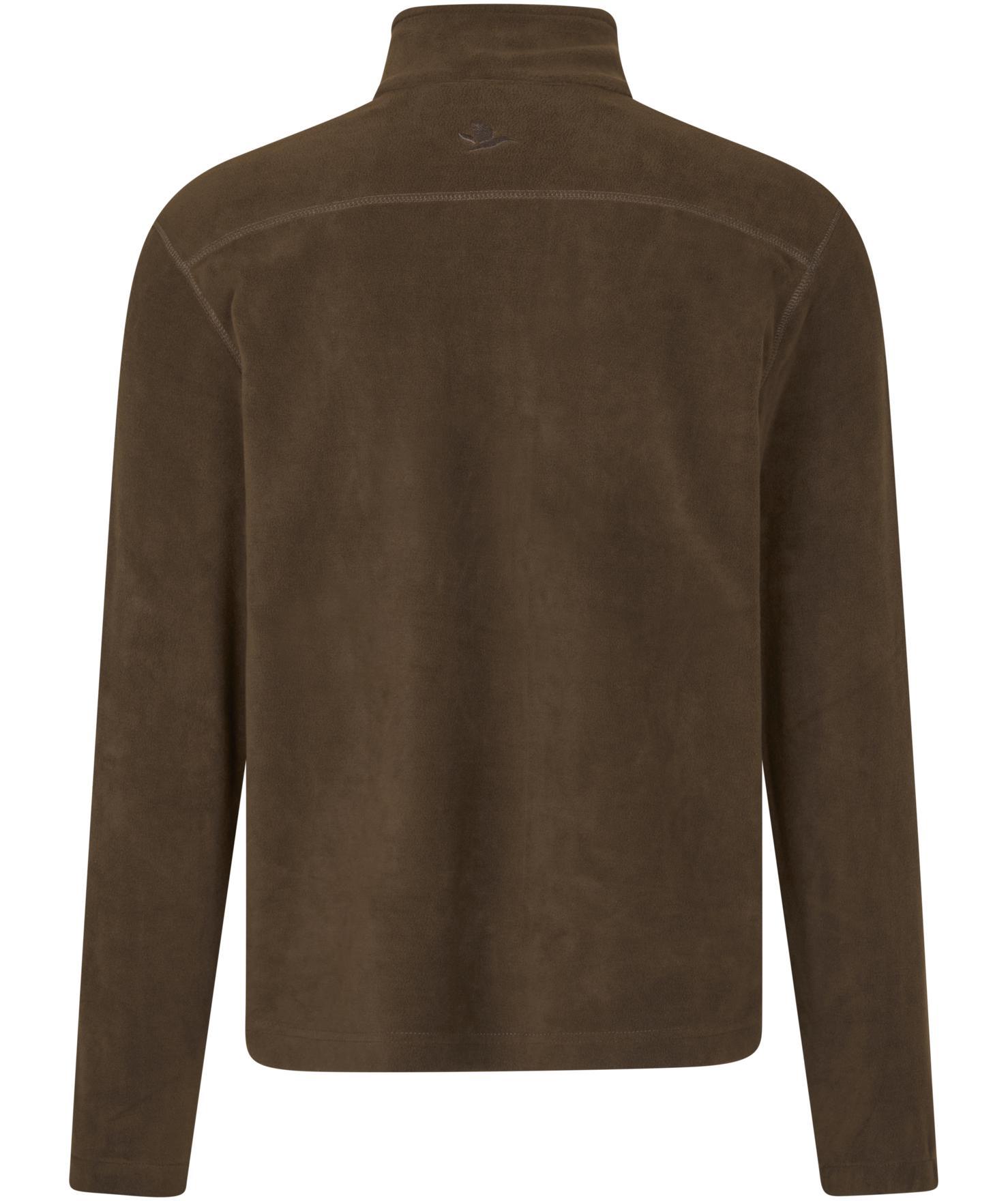 Seeland Benjamin half zip fleecetr&ouml;ja, Dark brown, large image number 2