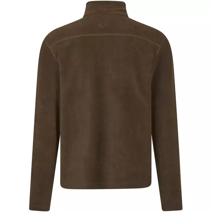 Seeland Benjamin half zip fleecetröja, Dark brown, large image number 2