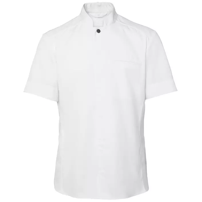 Segers 1023 slim fit short-sleeved chefs shirt, White, large image number 0