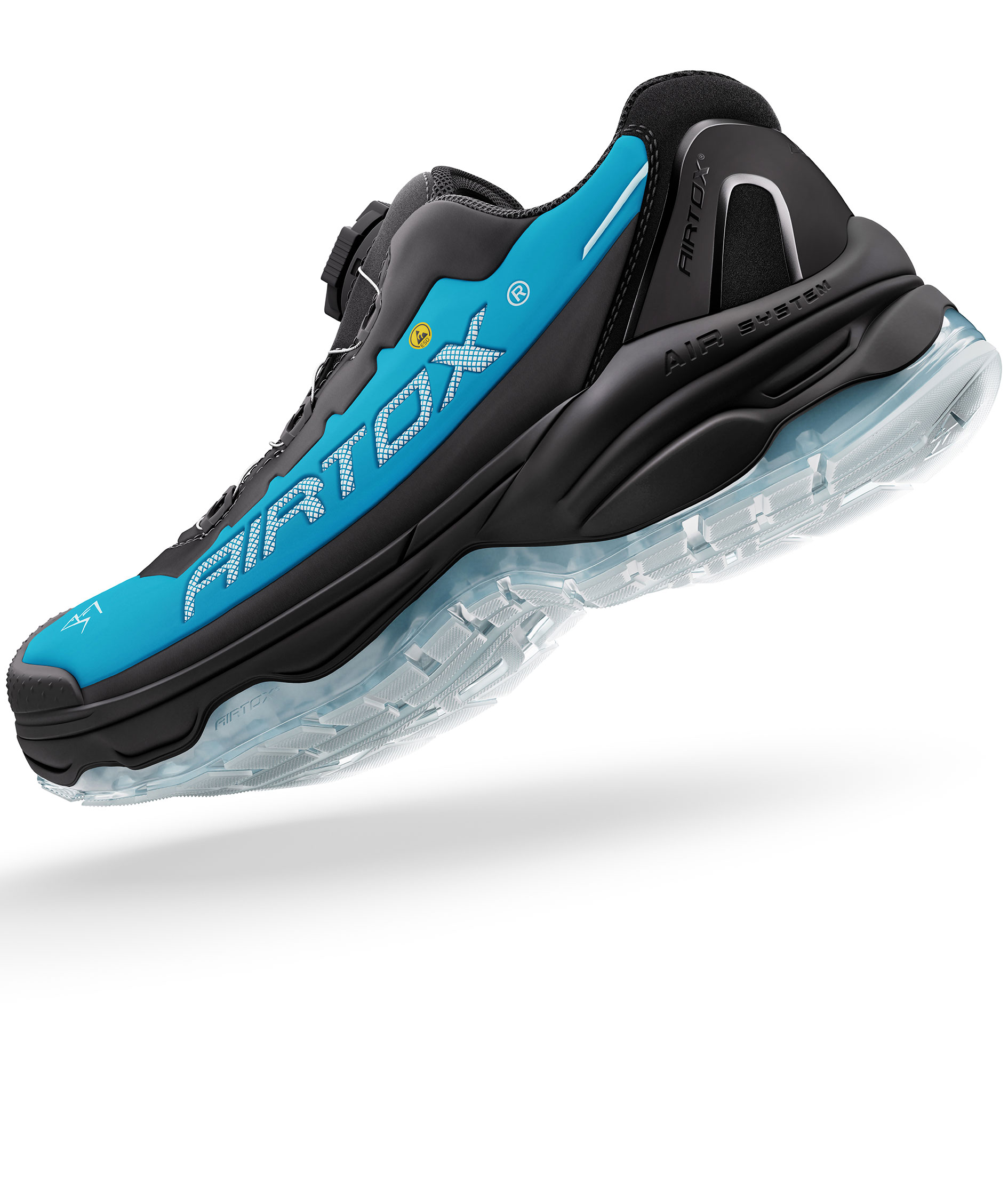 Airtox TX22 sikkerhedssko S3, Bl&aring;/Sort, large image number 2