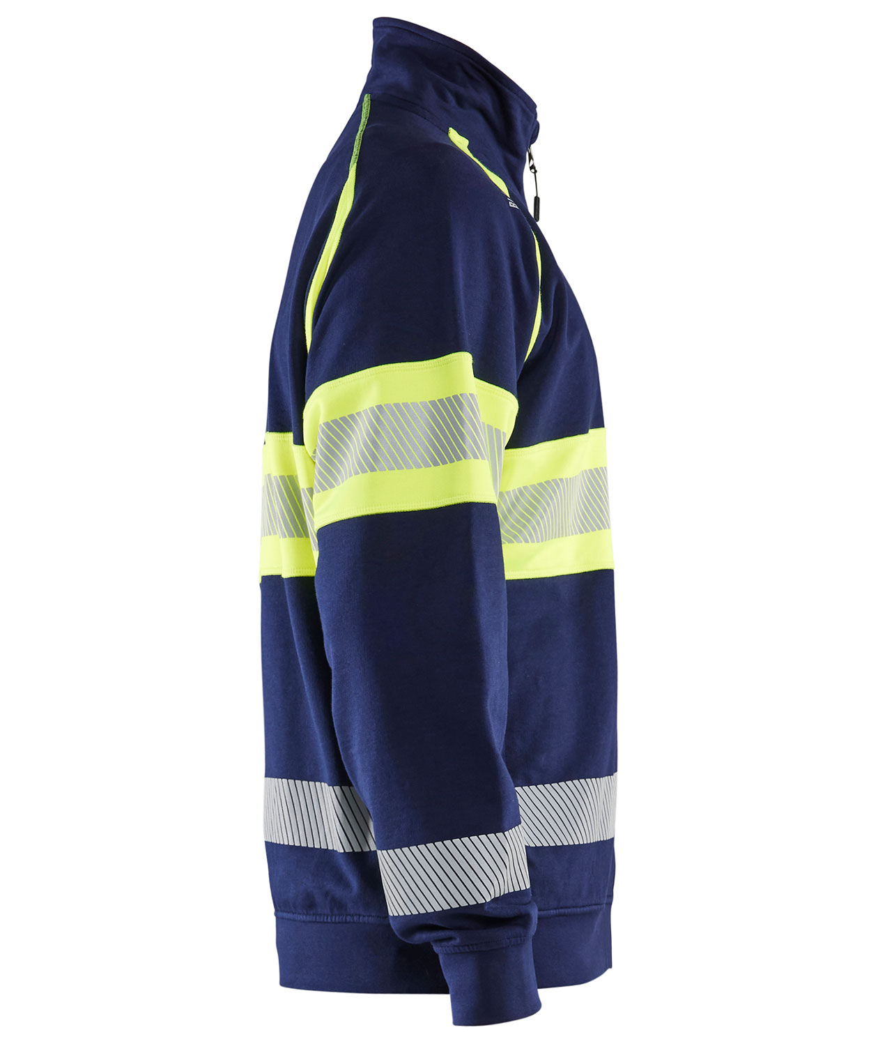 Bl&aring;kl&auml;der cardigan, Marine/Hi-Vis yellow, large image number 2