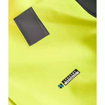 Lyngsøe PVC regnjacka, Varsel gul/marinblå