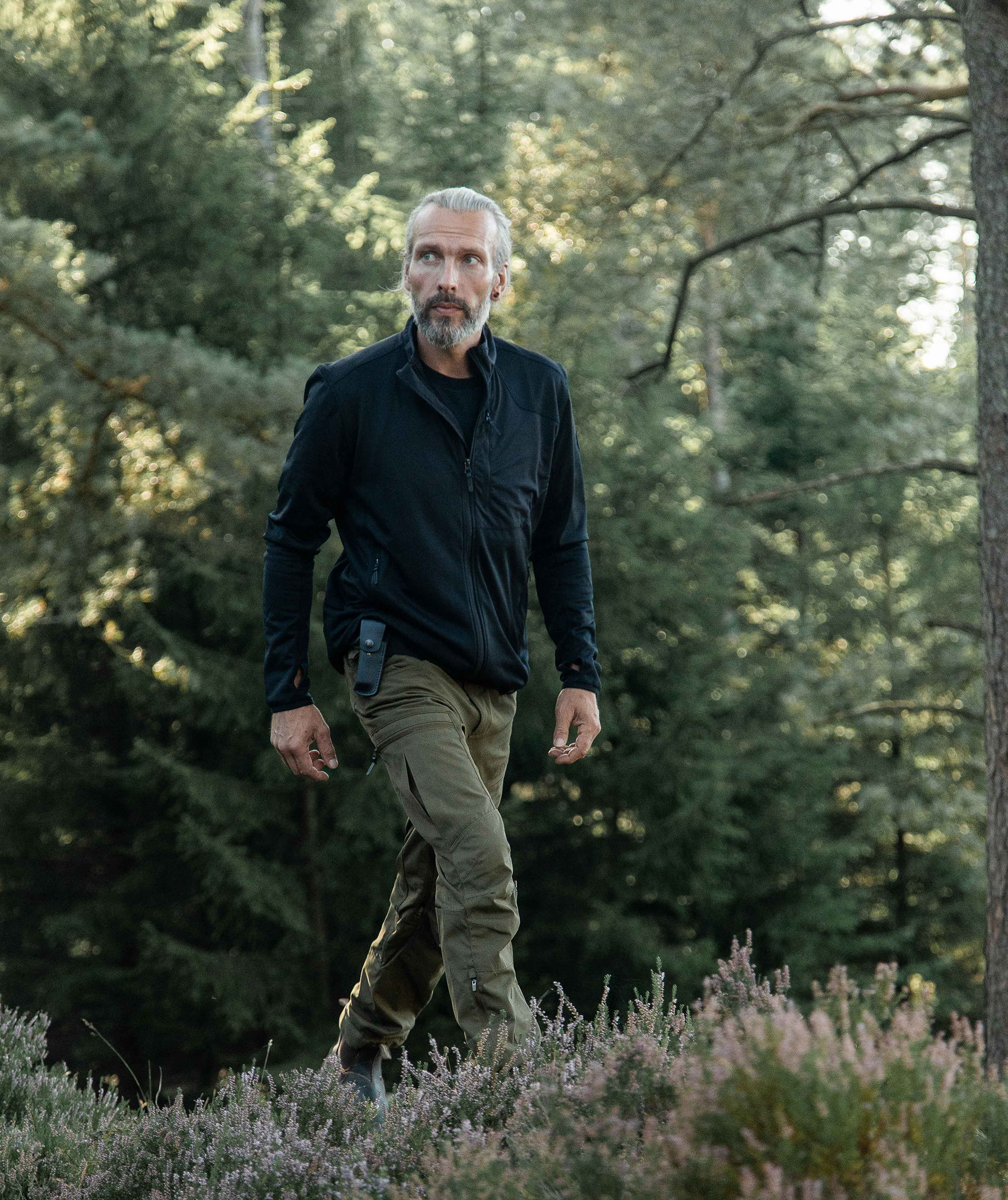 Northern Hunting Fiak fleecejakke, Antracit