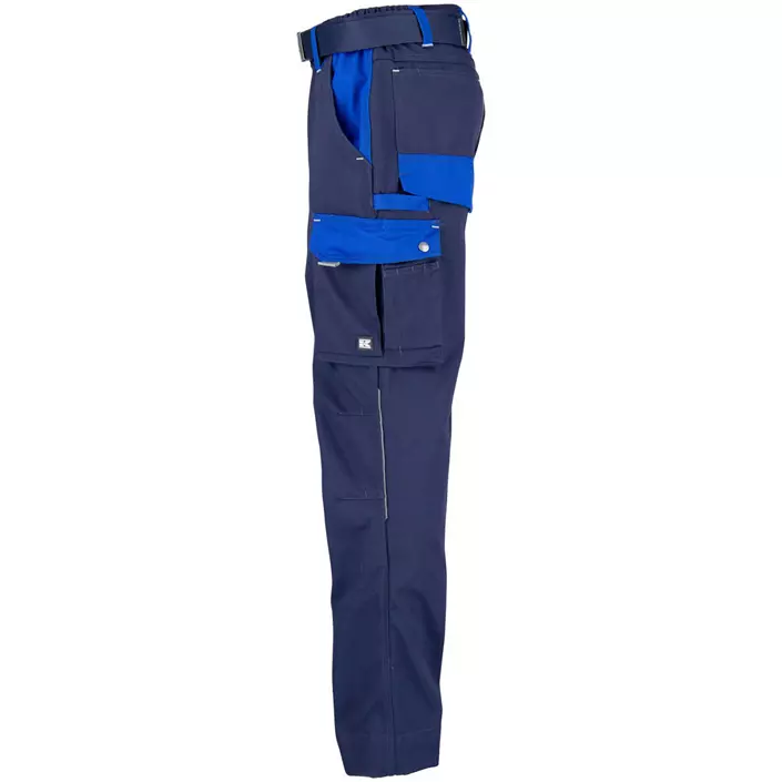 Kramp Original work trousers with belt, Marine/Royal Blue, large image number 3
