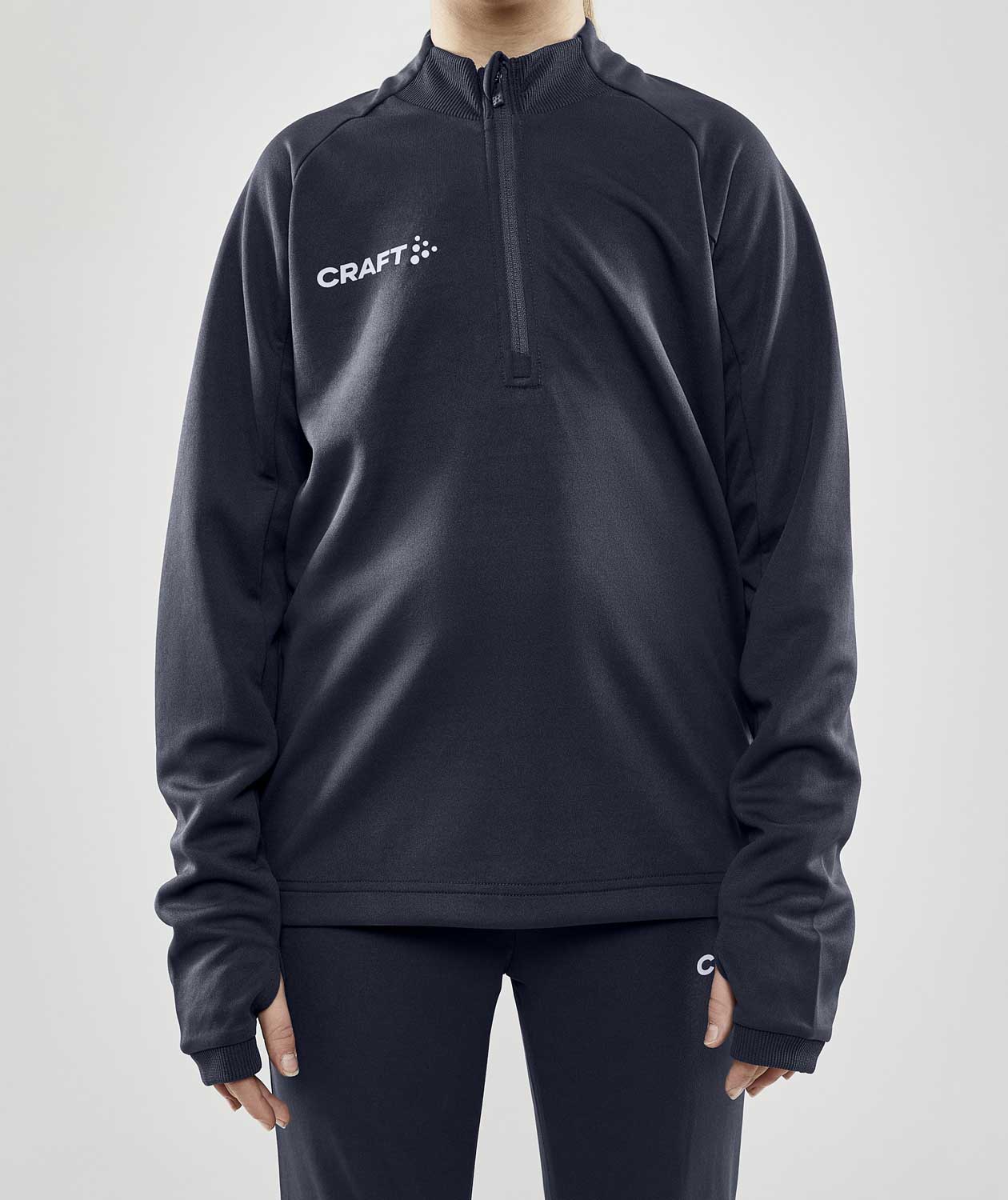Craft Evolve Halfzip sweatshirt for kids, Asphalt, large image number 1