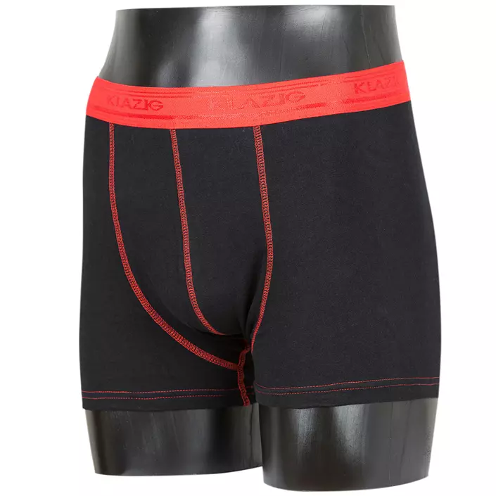Klazig boxershorts, Black/Red, large image number 0