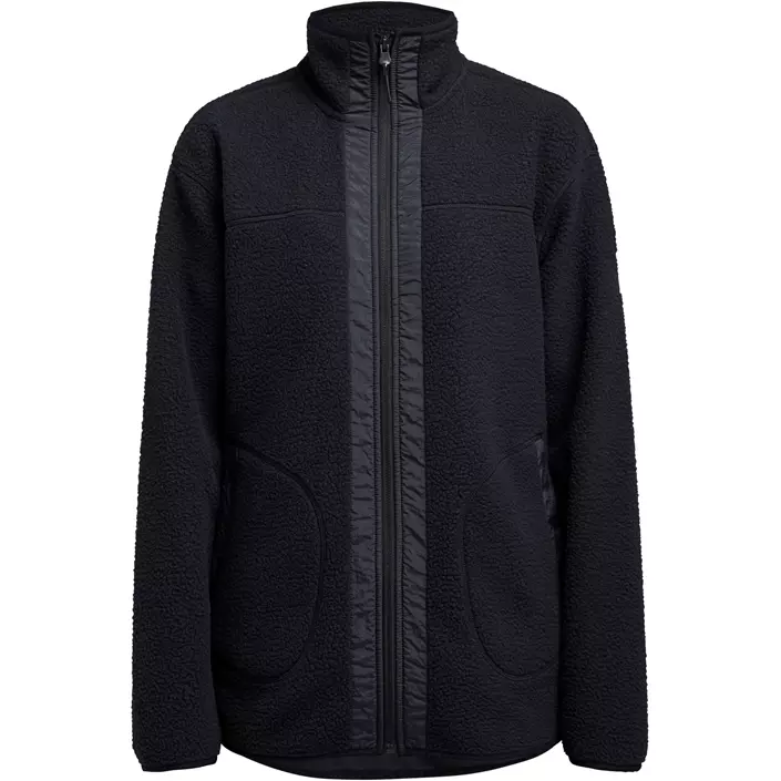 Tenson Yoke pälsfiberjacka dam, Black, large image number 0