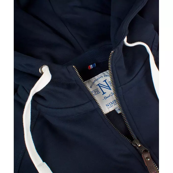Nimbus Williamsburg hoodie med blixtlås, Navy, large image number 3