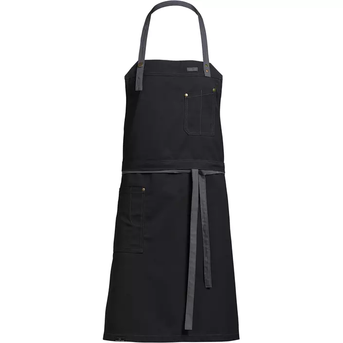 Kentaur Raw bröstlappsförkläde, Svart, Svart, large image number 0