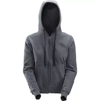 Snickers women's zip hoodie 2806, Steel Grey